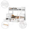 Cucheta 2 plazas y 1 plaza + 2 Cajones - B136 - Blanco en Blanco - Dormitorio, Uruguay | Rústico Hogar, vista 3 de 5