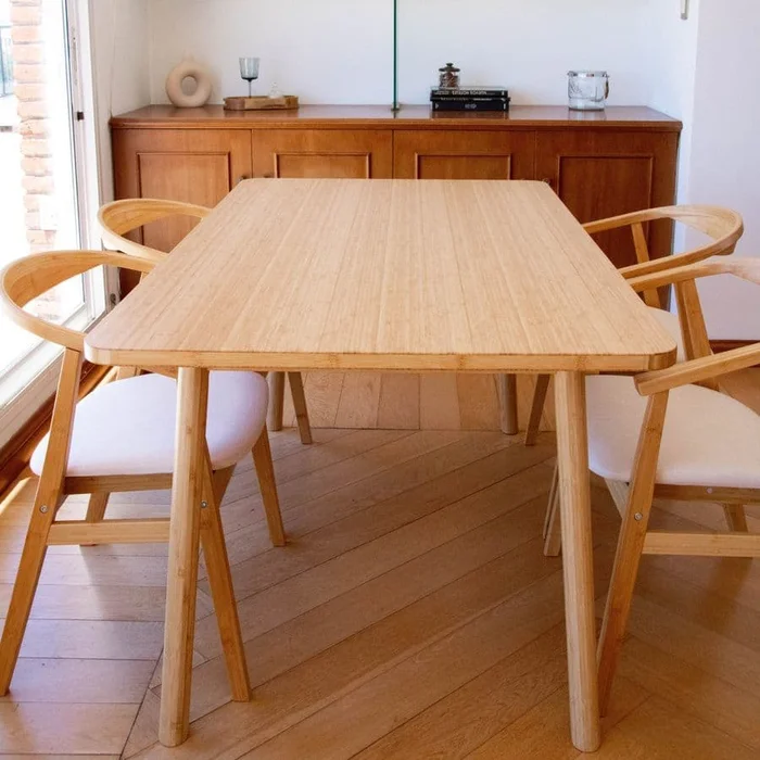 Mesa Malmo en Madera natural - Muebles, Uruguay | Uruguay Bamboo, vista 7
