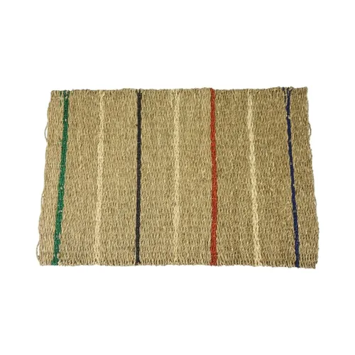 ALFOMBRA RECT. RAYAS SEAGRASS 80X50CM MULTICOLOR en Multicolor - Textiles, Uruguay | Decohogar