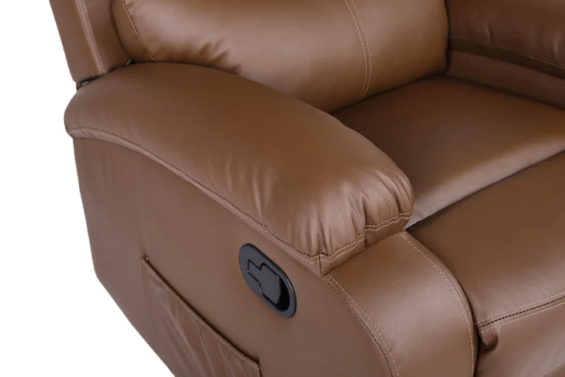 Sillon reclinable 1 cuerpo - Marron en Marrón - Sillones y sofás, Uruguay | La Cueva Muebles, vista 4