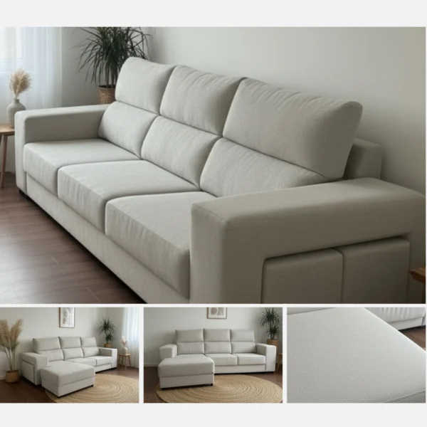 SOFÁ VICTORIA en Beige - Sillones y sofás, Uruguay | Concept Design, vista 3