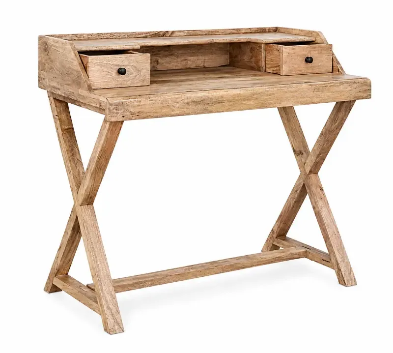 M187 Escritorio 108x60x76 en Madera natural - Escritorios, Uruguay | Victoriana