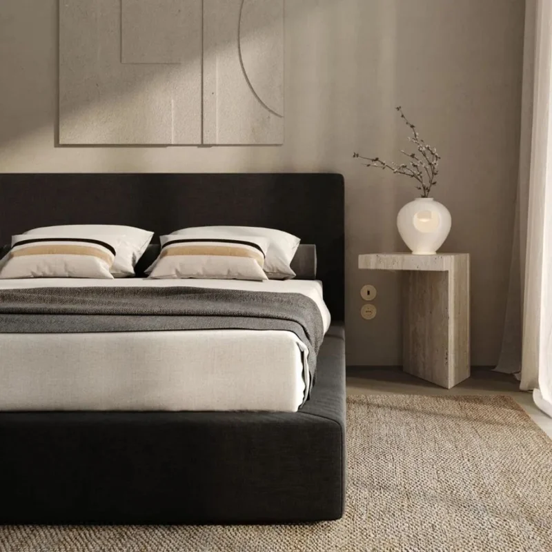 Cama Queen Marshmallow en Negro - Dormitorio, Uruguay | La Cueva Muebles, vista 6
