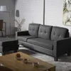 Sillon 3 cuerpos con chaise Herbie - GRIS en Gris, Uruguay | La Cueva Muebles, vista 13 de 14
