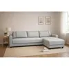 Sofá 3 Cuerpos + Chaise Izquierdo - Tela gris con puntos negros y crudos en Gris - Sillones y sofás, Uruguay | Champagne Home, vista 3 de 5