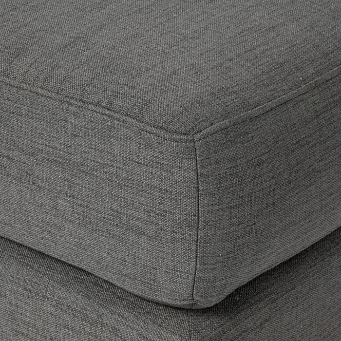 Puff Easy Clean Tela Gris Luxor Premium Gris Osc en Gris - Sillones y sofás, Uruguay | Divino, vista 6