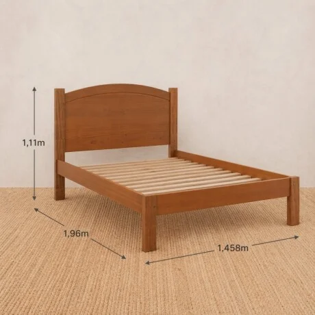 Cama De 2 Plazas Línea Bronce - Dormitorio, Uruguay | Aihaus, vista 2