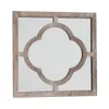 ESPEJO DISEÑO FLOR 40X40CM PATINA BLANCO MADERA en Blanco - Espejos, Uruguay | Decohogar, vista 1 de 3