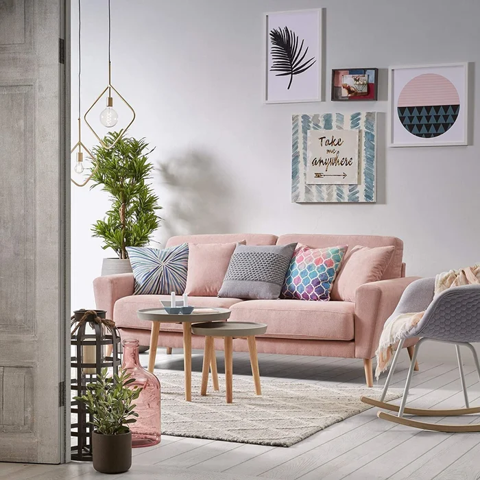 Cuadro Bekko, círculo 53x53 cm en Multicolor - Decoración de pared, Uruguay | Kavehome, vista 2