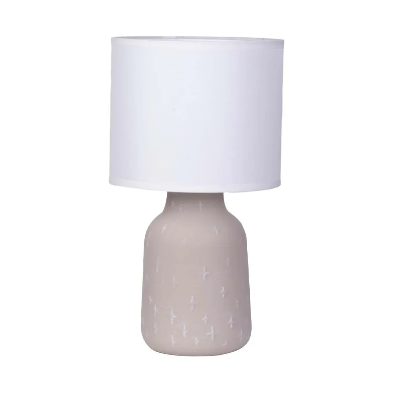 Lámpara De Mesa Ceramica Gris At21000 en Gris - Lámparas de mesa, Uruguay | Divino