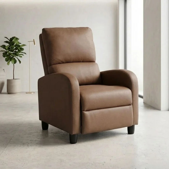 Butaca Reclinable 1 Cuerpo - Sofia en Marrón - Sillones y sofás, Uruguay | Rústico Hogar