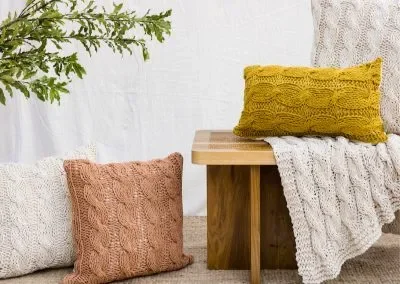 Almohadón Ochos - Textiles, Uruguay | Arquetipo, vista 3