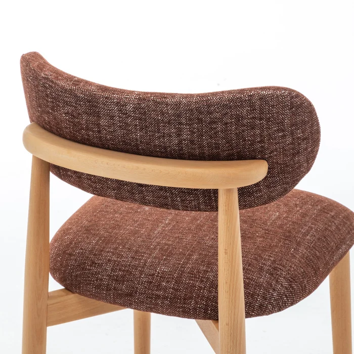 Silla De Comedor Madera Naranja Sarah en Marrón - Sillas, Uruguay | Divino, vista 9