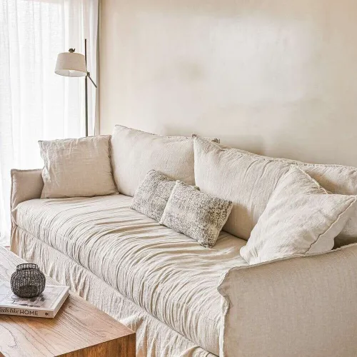 SILLON ALMA LINO CRUDO - 2.30 MTS - Sillones y sofás, Uruguay | La Iberica