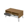 Mesa De Living Mesa Ratona Estilo Nordico 2 Cajones en Atacama/Gris/Blanco - Mesas de living, Uruguay | Soy Hogar, vista 6 de 6