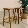 Taburete teca en Madera natural - Butacas, banquetas y puffs, Uruguay | FMB, vista 2 de 6