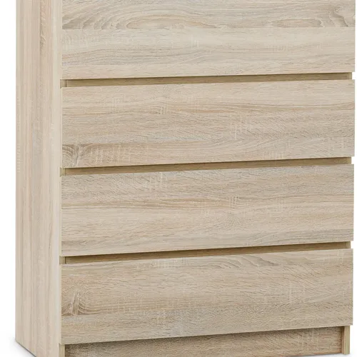 Cómoda LIMFJORDEN 4 cajones roble claro en Madera natural - Cómodas, Uruguay | JYSK