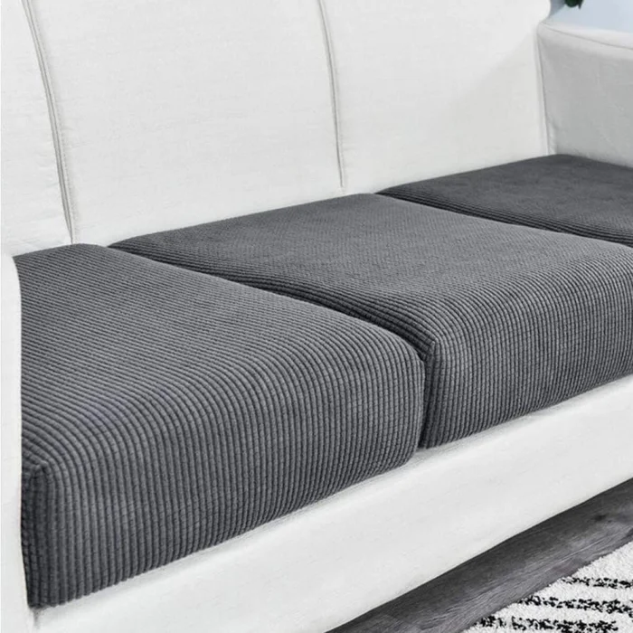 Funda para almohadón de sillón - gris en Gris - Textiles, Uruguay | Buho Store, vista 2