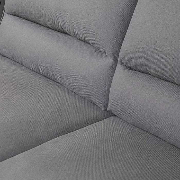 Sofá C/chaise Gris Tela Excelence Izq en Gris - Sillones y sofás, Uruguay | Divino, vista 6