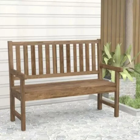 Banco de jardin 2 cuerpos Linea Naturale en Madera natural - Muebles para el exterior, Uruguay | La Cueva Muebles, vista 7