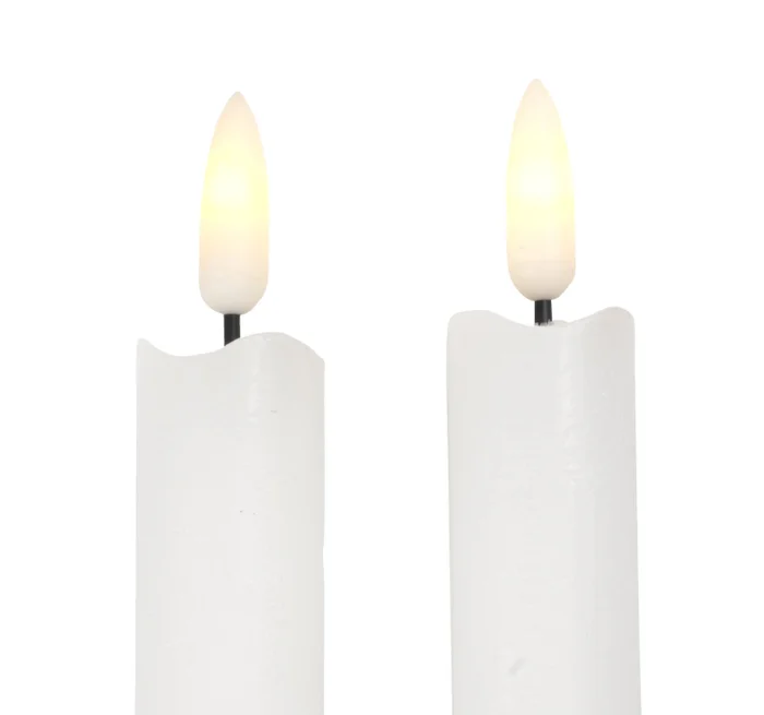 Vela candelabro LED ESBEN A25cm 2 uds en Blanco - Velas y Portavelas, Uruguay | JYSK, vista 3