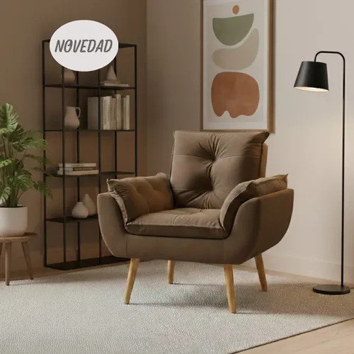 Sillon Opala en Marrón - Sillones y sofás, Uruguay | Moderna Hogar