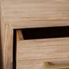 MESA DE LUZ SUR - ALAMO Y HIERRO ORO VIEJO en Madera natural - Mesas de luz, Uruguay | La Iberica, vista 10 de 12