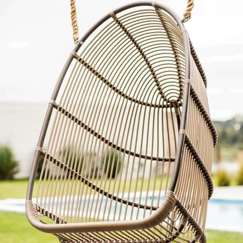 BUTACA COLGANTE DE EXTERIOR - MOCCACHINO - SIKA DESIGN en Marrón - Muebles para el exterior, Uruguay | La Iberica