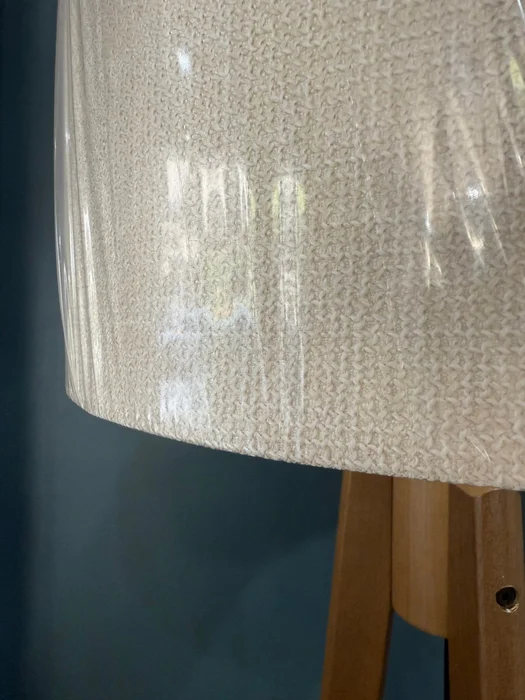 Lámpara de Pie Trippe Cilíndrica – Pantalla Square en Madera natural - Lámparas de pie, Uruguay | Berna Home, vista 4