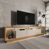 Rack tv Sala Cronos 220cm con tira Led MDF/MDP - Muebles para TV, Uruguay | Balton, vista 1 de 14