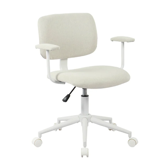 Asiento De Oficina Polipropileno-y-tela Natural-beige Clifford en Beige - Escritorios y sillas de escritorio, Uruguay | Divino, vista 2