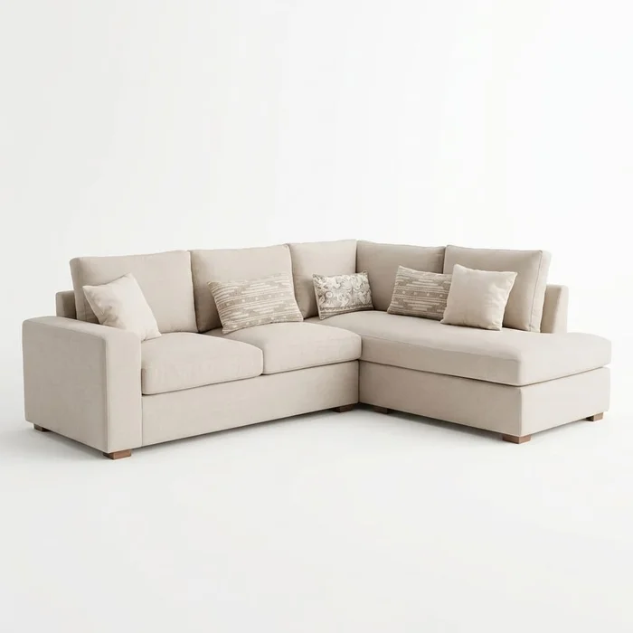 Sofá Esquinero 260 en Beige - Sillones y sofás, Uruguay | Diseno Montevideo