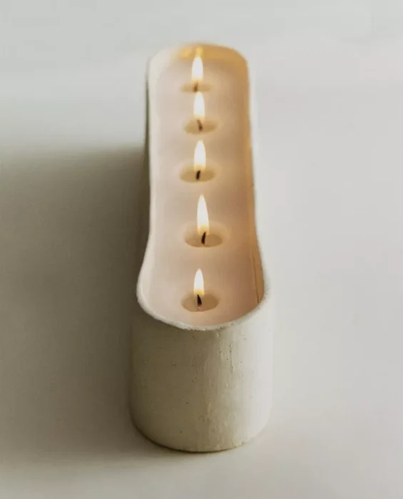 VELA DECORATIVA ALARGADA CERÁMICA - Velas y Portavelas, Uruguay | Zara Home