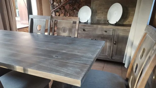 Juego De Comedor Madera Maciza 180x90 Ozark Con 6 Sillas A Eleccion en A Eleccion - Mesas de comedor, Uruguay | Ozark Home, vista 5