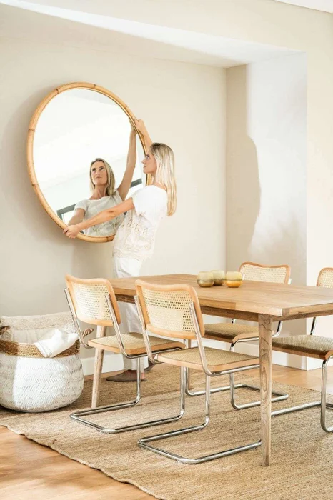 MESA COMEDOR NORDICA - OLMO NATURAL - 1.80 X 0.90 MTS en Madera natural - Mesas de comedor, Uruguay | La Iberica, vista 23
