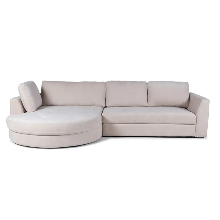 Rinconera Lotus - Tela Microfibra - Chaise Izquierdo - 12072 (Beige) en Beige - Sillones y sofás, Uruguay | NYR, vista 3