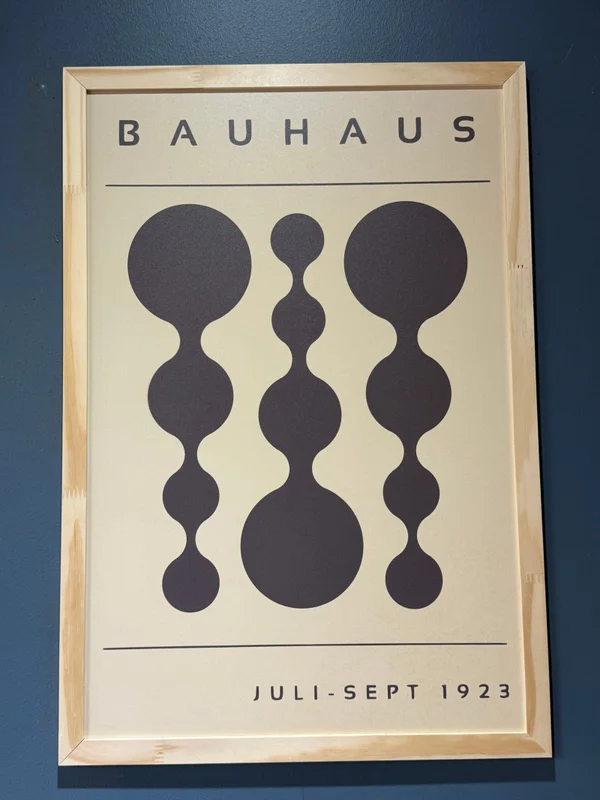 Kit 2 Cuadros - Bauhaus Negro - 40 x 60 en Negro - Decoración de pared, Uruguay | Berna Home, vista 4