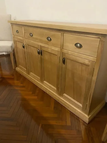 Aparador Bargueño Madera Maciza 160x90x38 - Ozark Home A Eleccion en Madera natural - Aparadores y recibidores, Uruguay | Ozark Home, vista 4