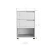 Mesa De Luz 2 Cajones 1 Espacio Dormitorio 100% Mdf - Mesas de luz, Uruguay | Soy Hogar, vista 3 de 10