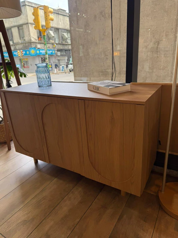 Aparador Buffet Arco 120 cm – Olmo en Madera natural - Aparadores y recibidores, Uruguay | Berna Home, vista 7