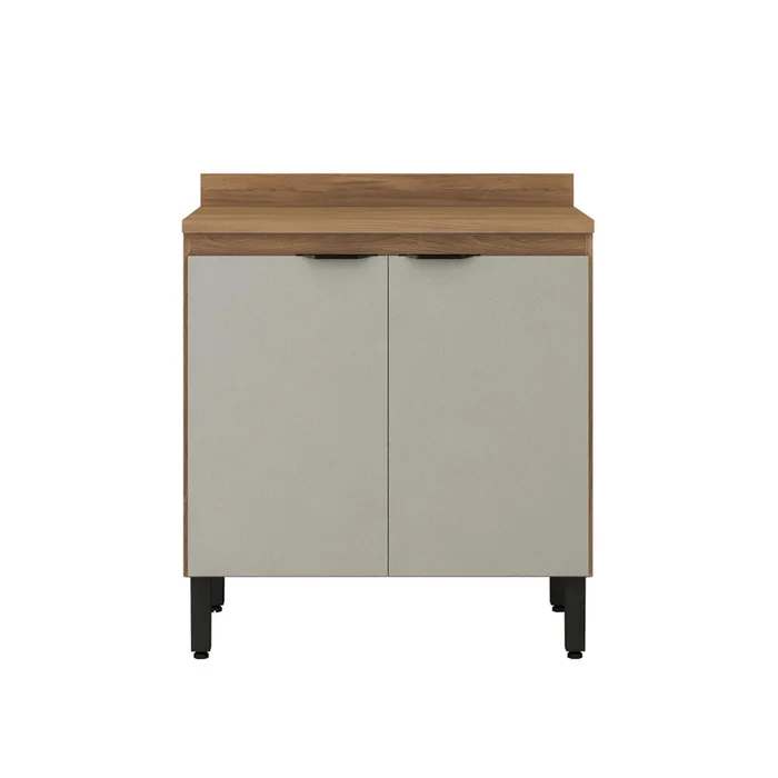 Mueble Multiuso Cocina 2 Puertas Estante Y Patas 100% Mdp en ALMENDRA NUDE - Muebles, Uruguay | Soy Hogar