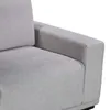 Sofá 3 Cuerpos Tela Gris Westly en Gris - Sillones y sofás, Uruguay | Divino, vista 4 de 8