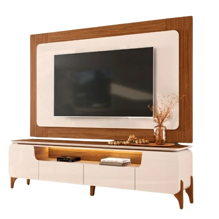 Rack Alicia - Moderna Hogar en Off-white - Muebles para TV, Uruguay | Moderna Hogar, vista 2