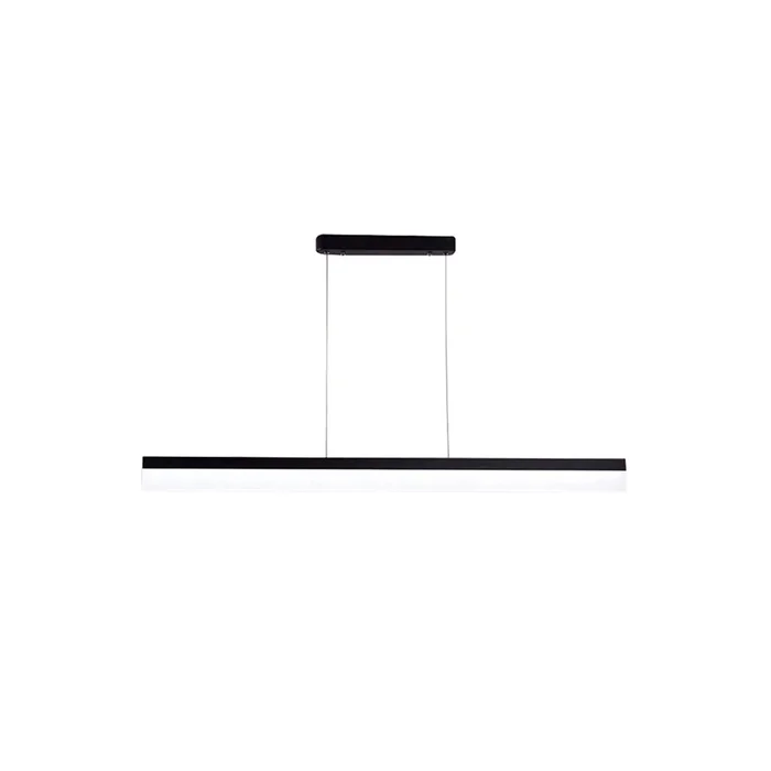 Luminaria Lineal LED Losail 120 cm en Negro - Lámparas colgantes, Uruguay | Serlux