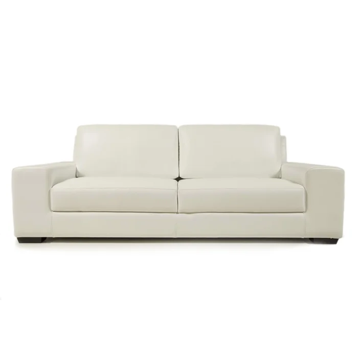 Sofá Boston - Cuero Natural - 3 cuerpos - A fabricar en Blanco - Sillones y sofás, Uruguay | NYR, vista 2