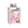 Comoda Para Niños 3 Cajones 1 Estante Infantil Princesa en Rojo/negro/blanco – Rosado/blanco - Cómodas, Uruguay | Soy Hogar, vista 1 de 6