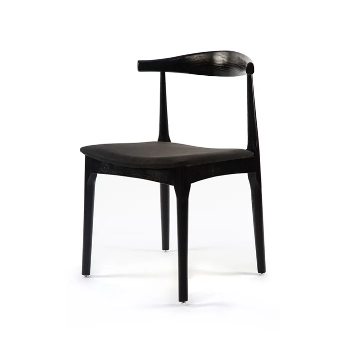 Silla Elbow - Negra en Negro - Sillas, Uruguay | Walnut