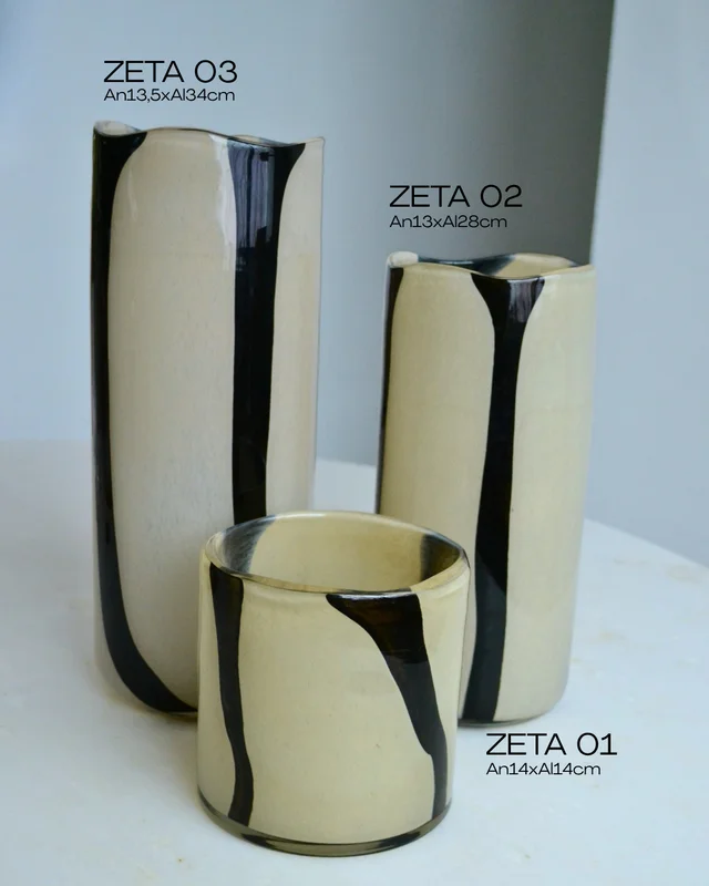 Florero Zeta 01 en Beige - Jarrones, Uruguay | Dos Orillas Casa, vista 5