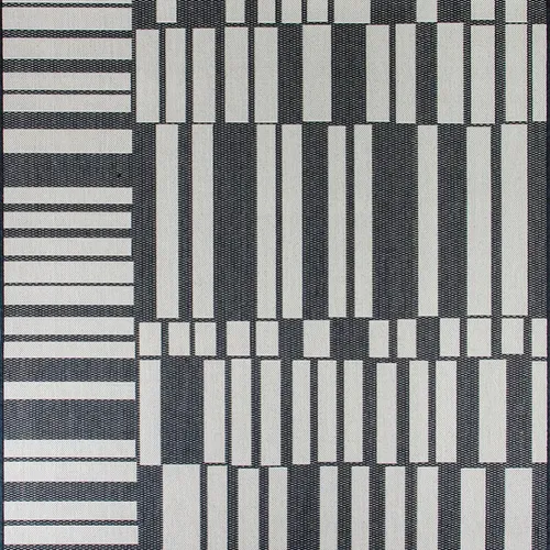 ALFOMBRA LINEO LIN/B162/9H08/ 200X290 BLACK/WOOL en Multicolor - Alfombras, Uruguay | Vinibel