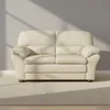 Sillón 2 Cuerpos Cuero Natural-beige Florencia Crudo en Blanco - Sillones y sofás, Uruguay | Divino, vista 1 de 7